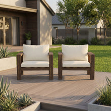 Load image into Gallery viewer, Stylish Outdoor Chair Set With Cushions For Garden (Set of 2)