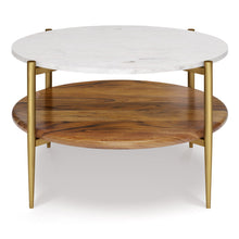 Load image into Gallery viewer, 17" Solid Wood Round End Table - White