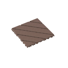 Load image into Gallery viewer, Interlocking Deck Waterproof Outdoor Patio Tiles (Set of 44) - Brown