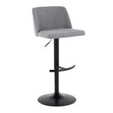 Load image into Gallery viewer, Toriano - Contemporary Adjustable Bar Stool With Rounded T Footrest (Set of 2)