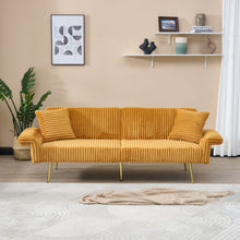 Load image into Gallery viewer, Luxury Foldable Double Sofa Bed With Folding Armrests