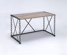 Load image into Gallery viewer, Jodie - Console Table - Rustic Oak / Antique Black