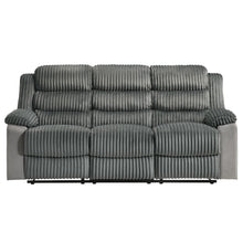 Load image into Gallery viewer, Lesley - Motion Sofa - Gray Corduroy & Velvet