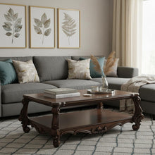 Load image into Gallery viewer, Manufactured Wood Coffee Table With Storage - Cherry Oak