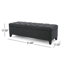Load image into Gallery viewer, Glouster - Contemporary Storage Ottoman With Button Tufted Design