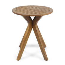 Load image into Gallery viewer, Stamford - Outdoor Bistro Table Acacia Wood X - Base - Teak