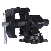 Load image into Gallery viewer, Heavy Duty 5" Multi Jaw Rotating Bench Vise With 360 Degree Swivel Base And Head