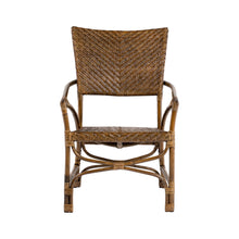 Load image into Gallery viewer, Rattan Open Back Dining Arm Chairs (Set of 2) - Natural