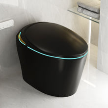 Load image into Gallery viewer, Unique Smart Toile With Built In Bidet, Auto Open / Close Seat, Foot Sensor, LED Display, Night Light, Warm Water & Dryer Ceramic