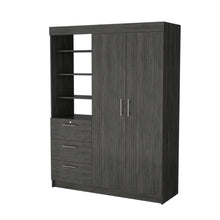Load image into Gallery viewer, Three Drawer Combo Dresser - Gray