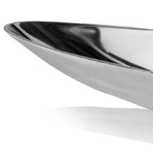 Load image into Gallery viewer, 20" Contempo Shiny Short Boat Tray - Silver