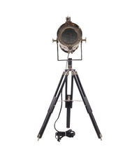 Load image into Gallery viewer, Alum Spot Light On Wooden Stand - Silver