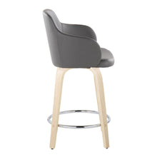 Load image into Gallery viewer, Boyne - Contemporary Fixed Height Counter Stool & Swivel With Round Footrest (Set of 2)