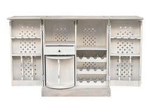 Load image into Gallery viewer, Solid Wood Carved Floral Bar Cabinet With Two Doors One Drawer (727847) - White