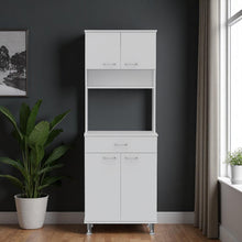 Load image into Gallery viewer, Wood Four Door Pantry Or Storage Closet - White