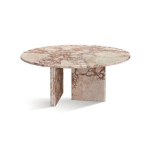 Load image into Gallery viewer, Diamond - Marble Coffee Table With Polished Surface For Living Room - Pink