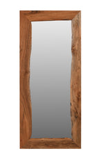 Load image into Gallery viewer, 32" Live Edge Solid Full Length Hanging Mirror - Brown