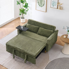 Load image into Gallery viewer, Pull Out Sofa With Movable Tabletop And USB Ports