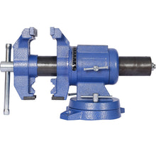 Load image into Gallery viewer, Heavy Duty 5" Multi Jaw Rotating Bench Vise With 360 Degree Swivel Base And Head