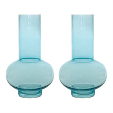 Load image into Gallery viewer, Round Table Vases (Set of 2) - Aqua