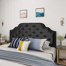 Load image into Gallery viewer, Charismatic - Size Headboard With Button Tufting And Nailhead Trim