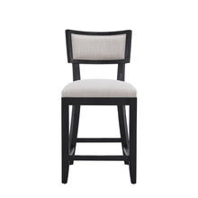 Load image into Gallery viewer, Upholstered Counter Height Bar Stools With Comfy Back (Set of 2)
