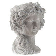 Load image into Gallery viewer, Cement Bust Wall Planter Indoor Outdoor Home Garden Decor, 8 - Gray