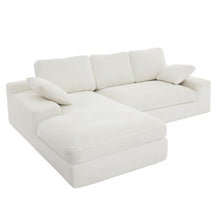 Load image into Gallery viewer, Compressed Sofa With 3 Back Cushions, 2 Throw Pillows