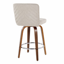 Load image into Gallery viewer, Henry - Contemporary Fixed Height Counter Stool With Swivel With Round Footrest (Set of 2)