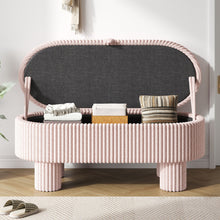 Load image into Gallery viewer, Storage Ottoman Upholstered Bench With Lift Top Storage For Bedroom