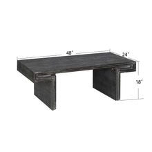 Load image into Gallery viewer, American Vintage Industrial Coffee Table, Double Tier Design
