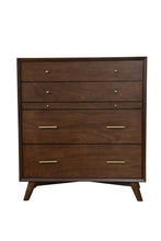 Load image into Gallery viewer, Solid Wood Four Drawer Chest - Mahogany