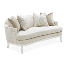 Load image into Gallery viewer, La Marisia - Chenille Loveseat - Tranquil / Creamy Pearl