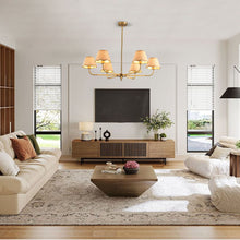 Load image into Gallery viewer, 6 Lamp Chandelier - Golden
