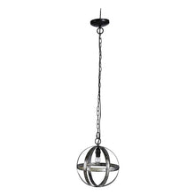 Load image into Gallery viewer, Metal Chandelier, Hanging Light Fixture With Adjustable Chain For Kitchen, Bulb Not Included - Gray