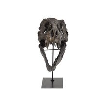 Load image into Gallery viewer, Fabric Dinosaur Tabletop Sculpture - Brown