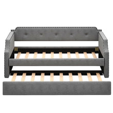 Load image into Gallery viewer, Upholstered Daybed With Trundle