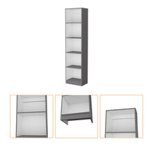 Load image into Gallery viewer, Five Tier Bookcase (546196) - Gray / White