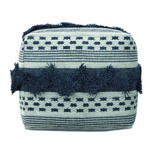 Load image into Gallery viewer, Bowden - Square Pouf Ottoman - Gray