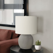 Load image into Gallery viewer, Lighting, Table Lamp, Concrete, Contemporary - Gray / Cream