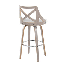 Load image into Gallery viewer, Charlotte - Farmhouse Fixed Height Bar Stool With Round Footrest (Set of 2)