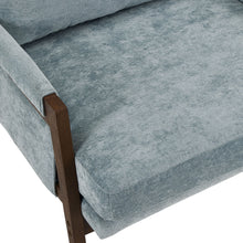Load image into Gallery viewer, Kelly - Mid-Century Modern Velvet Accent Armchair - Blue