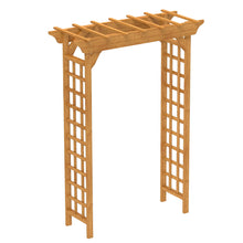 Load image into Gallery viewer, Arbor, Wedding Arch For Ceremony, Trellis For Plant Climbing, Christmas Decor Pergola For Garden Backyard - Yellow