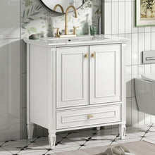 Load image into Gallery viewer, Freestanding Vanity With 1 Drawer & 2 Soft Close Doors With Door Mounted Storage