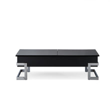 Load image into Gallery viewer, Iron Lift Top Coffee Table - Black And Silver