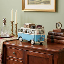 Load image into Gallery viewer, Volkswagen Bus Sculpture - Blue / White