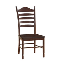 Load image into Gallery viewer, Wood Ladder Back Dining Side Chair - Espresso