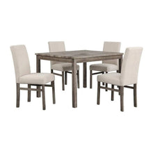 Load image into Gallery viewer, 5 Piece Transitional Dining Set With Table And Upholstered Chairs