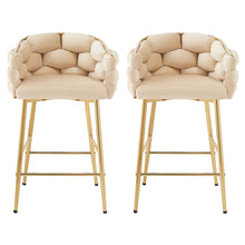 Load image into Gallery viewer, Modern Counter Stools (Set of 2)