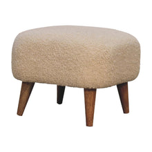 Load image into Gallery viewer, Square Footstool - Cream